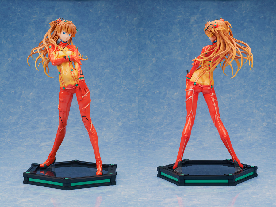 式波・アスカ・ラングレー テスト用プラグスーツVer. 大迫力の1/4