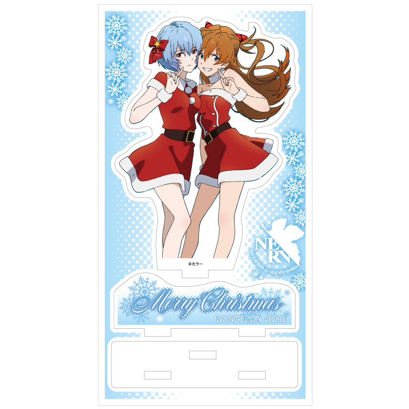EVA STOREオリジナルからクリスマスイラスト・レイ＆アスカのアクリル