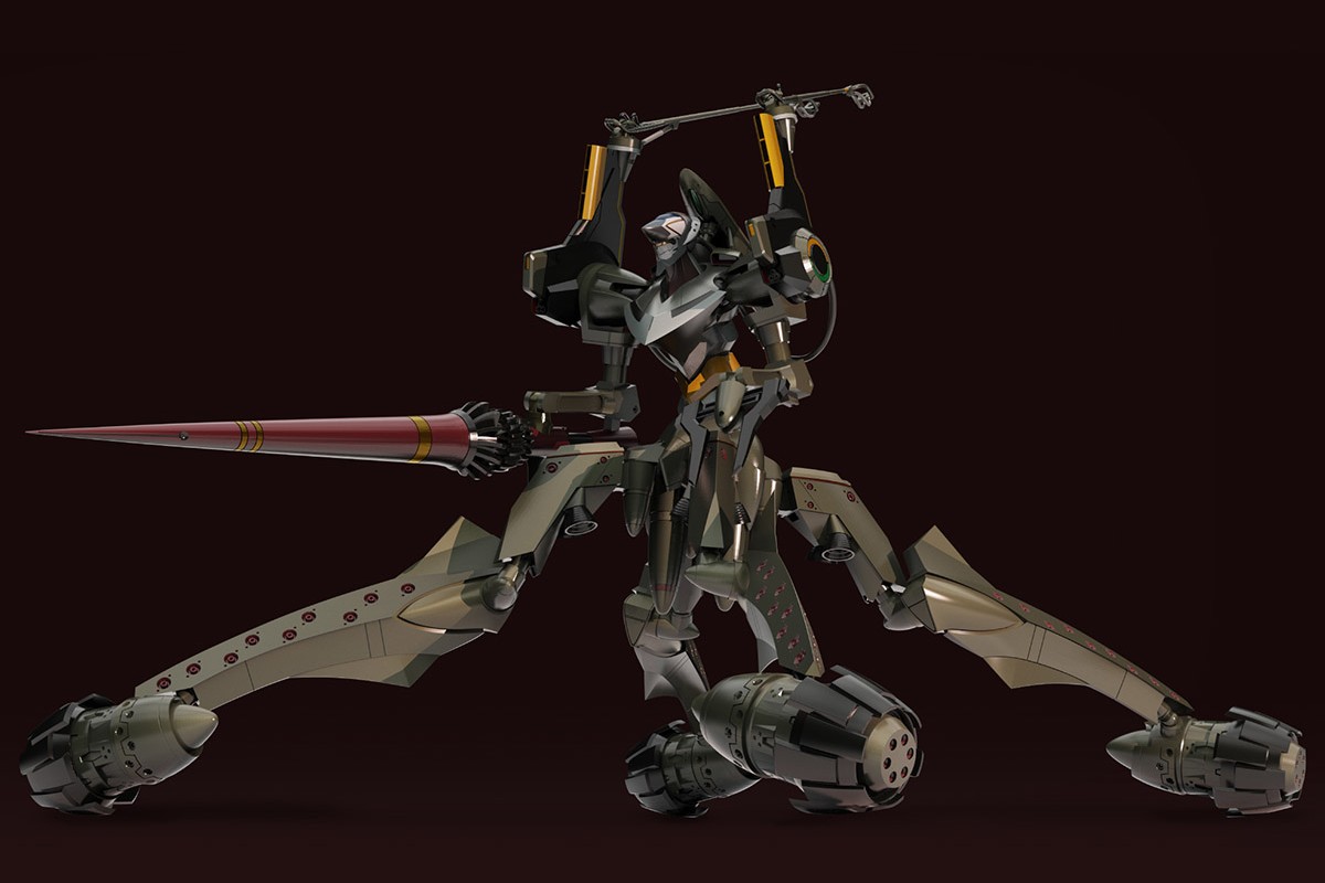 海洋堂から、「エヴァンゲリオン仮設5号機」がプラスチックモデル