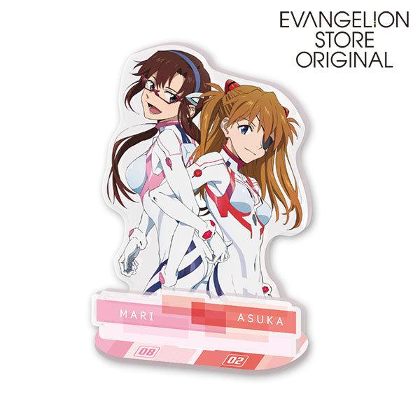 EVA STOREオリジナル アクリルスタンド/アスカ＆マリ(白プラグスーツ