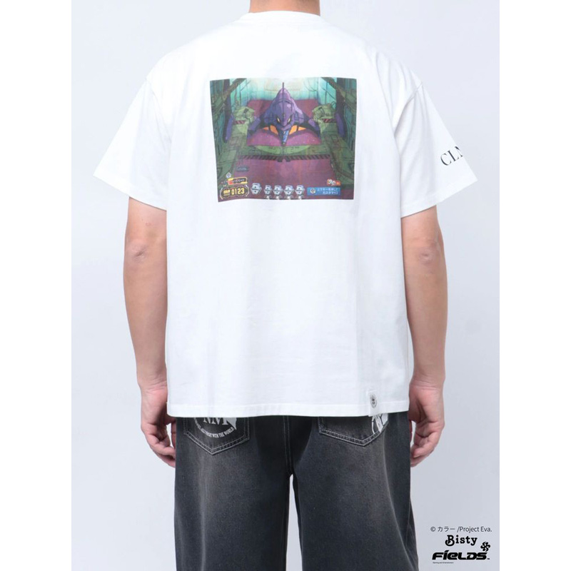 EVANGELIONxCALNAMUR】初号機格納庫 TEE/白(フリーサイズ 白