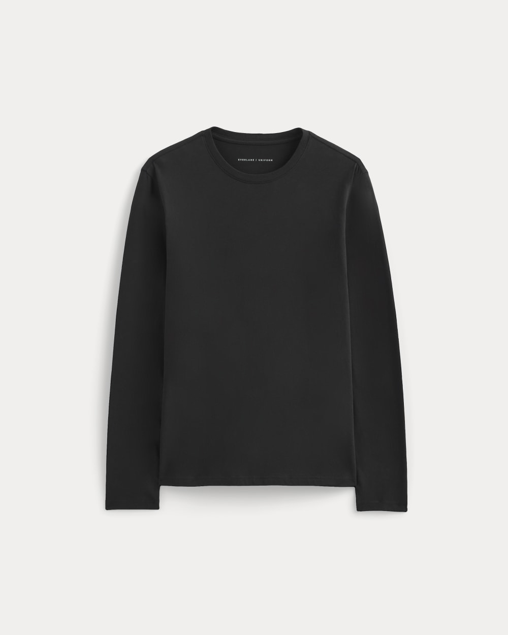 The Essential Organic Long-Sleeve Tee | Black – Everlane