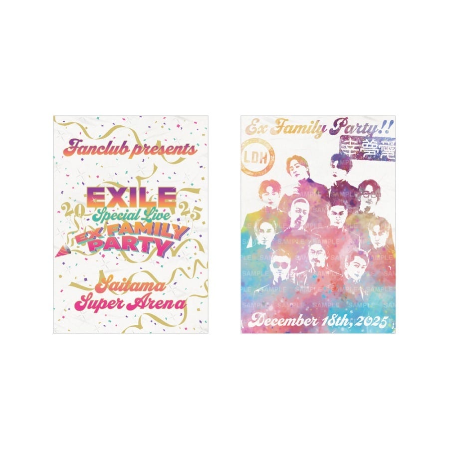 EXILE TRIBE STATION ONLINE STORE｜【12/18埼玉】EX FAMILY PARTY 御