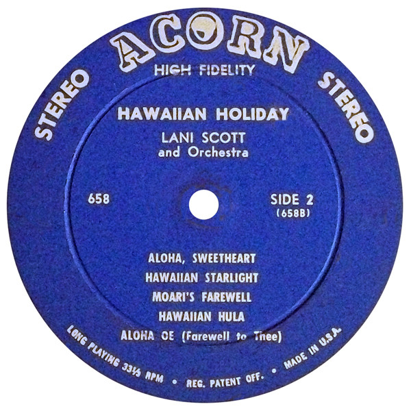 Lani Scott – Hawaiian Holiday - Exotic Tiki Island