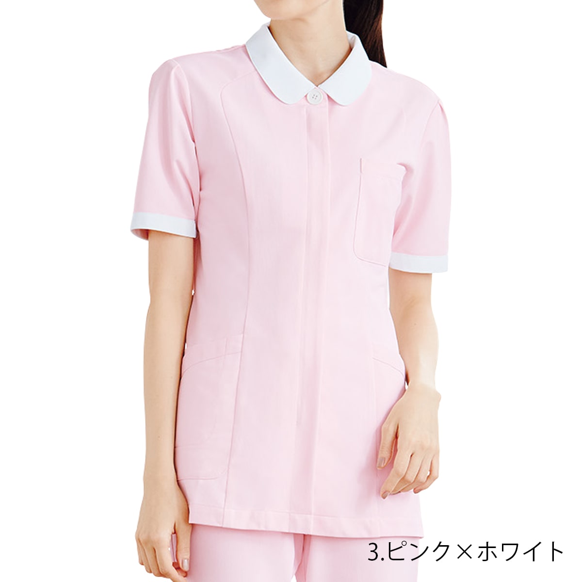 2002CR チュニック｜医療用白衣・介護ユニフォーム・事務服のフォーク