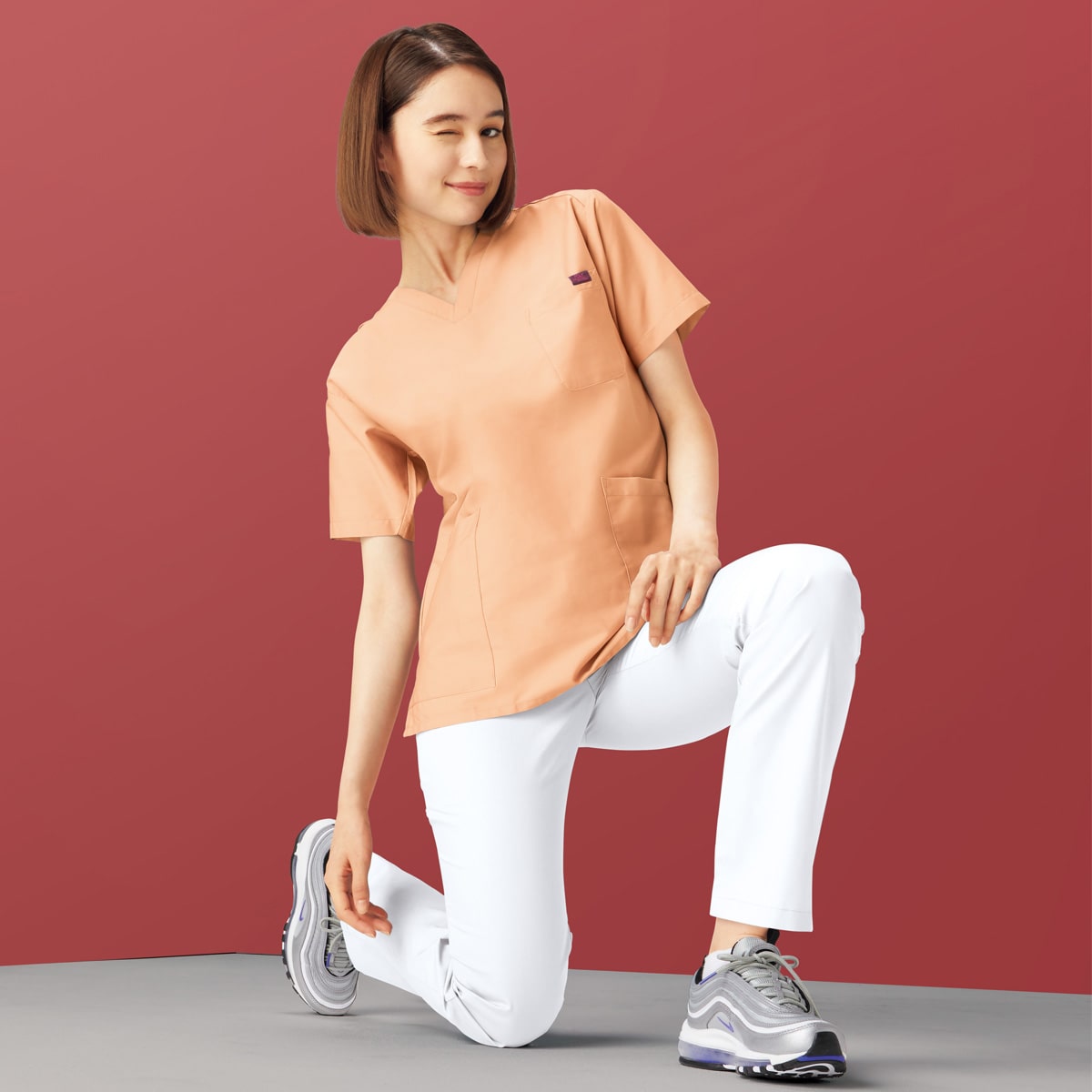 6014SC レディースパンツ｜医療用白衣・介護ユニフォーム・事務服の