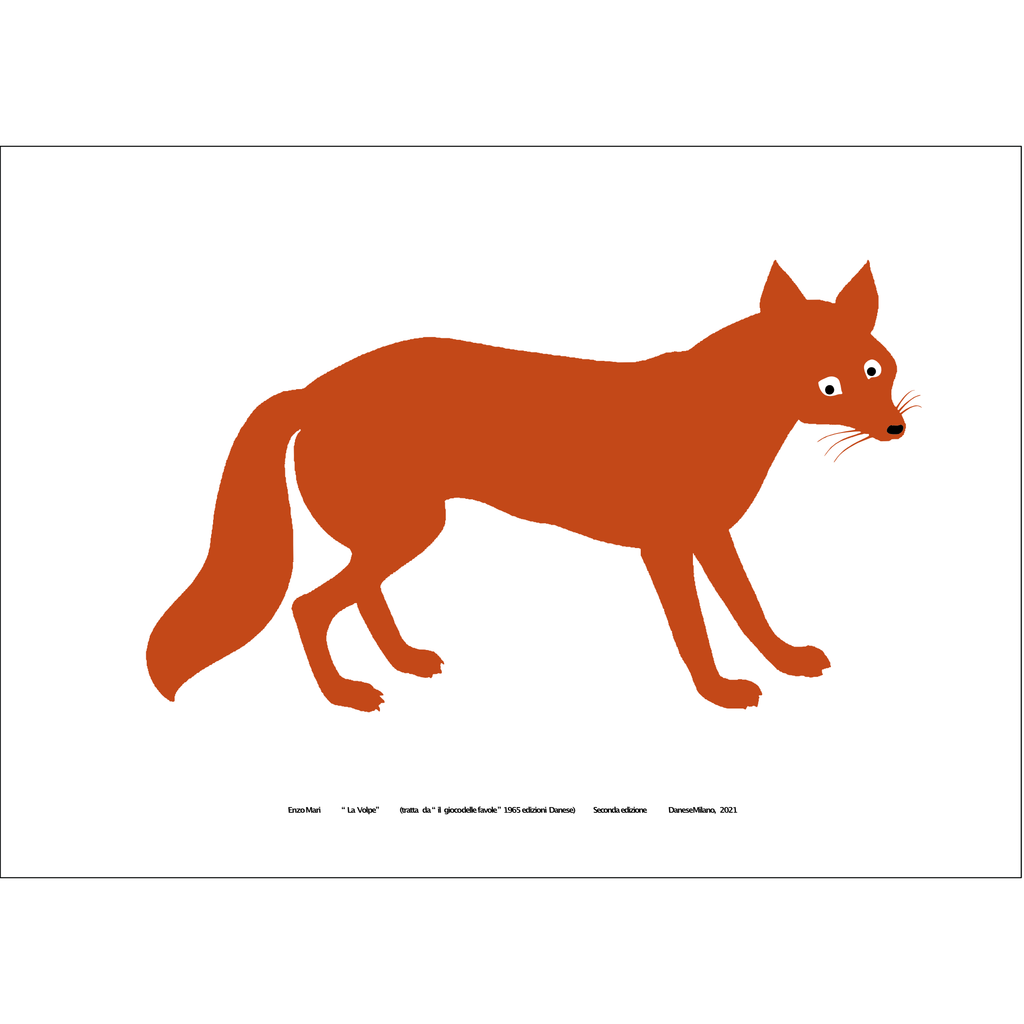 La Volpe/エンツォ・マーリ【Enzo Mari】ポスター | アトリエフォロン