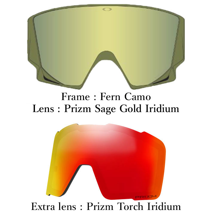 25-26 ゴーグル OAKLEY オークリー FLOW SCAPE L GOGGLE oo7145A-19