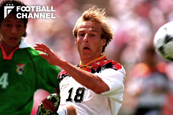 ドイツ代表屈指の点取り屋・クリンスマン氏のW杯ゴール集。“反転ボレー