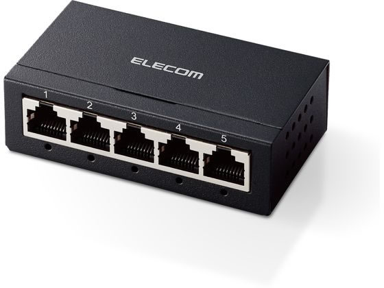 エレコム スイッチングハブ 5ポート EHC-G05MA-B 通販【フォレストウェイ】