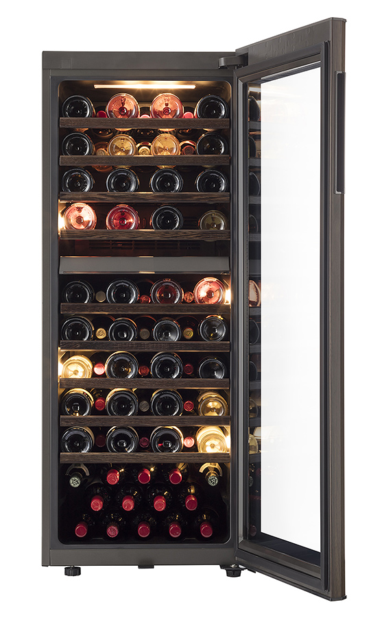 温度管理とデザインに優れた家庭用ワインセラー SG-196GD｜フォル