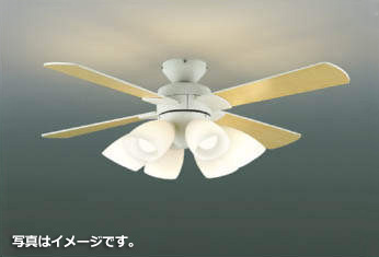 LED 電球色/昼白色 6灯 薄型 コイズミ製シーリングファンライト