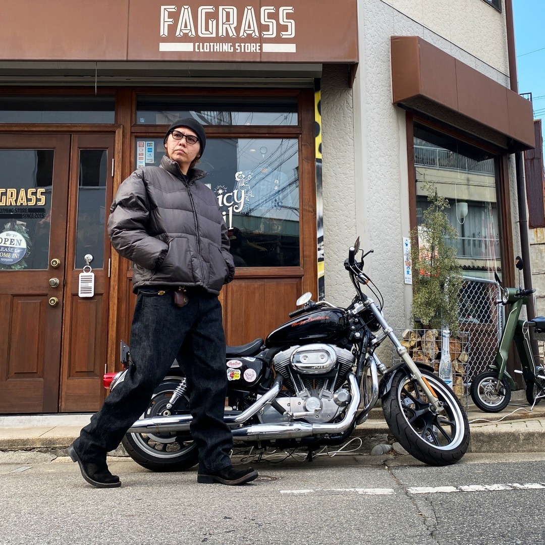 HIDEANDSEEK(ハイドアンドシーク) / WESTERN DOWN JACKET(25AW)(BROWN