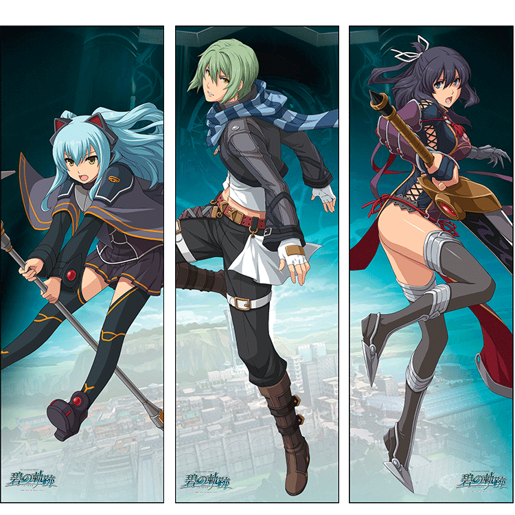 英雄伝説 碧の軌跡」どデカ全身タペストリー（ティオ／ワジ／リーシャ