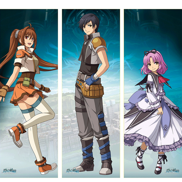 英雄伝説 碧の軌跡」どでか全身タペストリー（エステル／ヨシュア