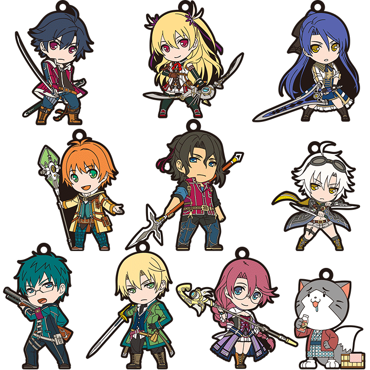 英雄伝説 閃の軌跡II」ラバーストラップvol.1 | 日本ファルコム 公式サイト