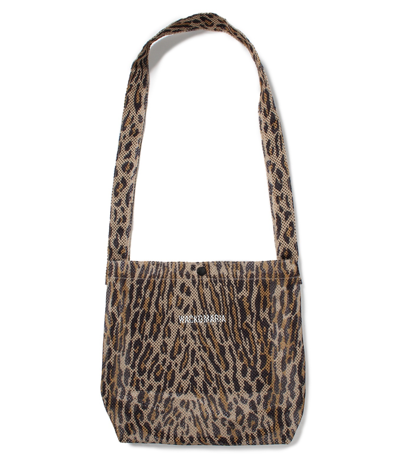 WACKO MARIA (SPEAK EASY / LEOPARD MESH SHOULDER BAG) BEIGE - FAMLEST
