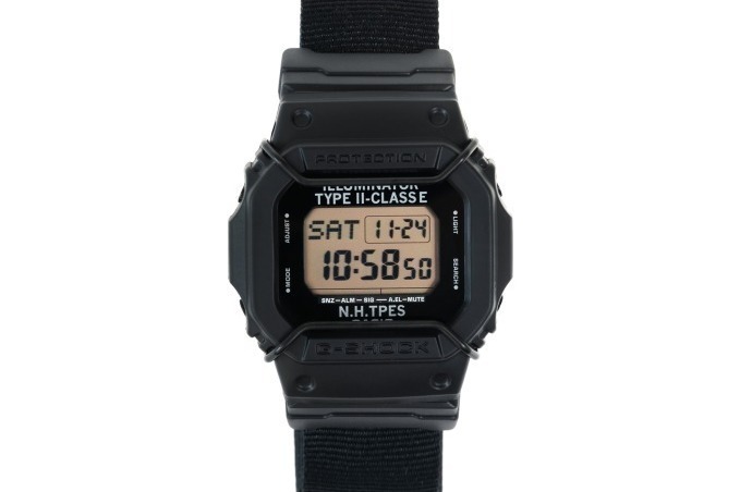 N.ハリウッドとG-SHOCKのコラボウォッチ、サイズ調整が可能なオール