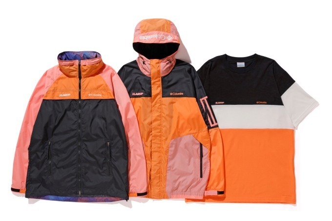 XLARGE×コロンビア「サンセット コレクション」“夕焼け空”デザインの