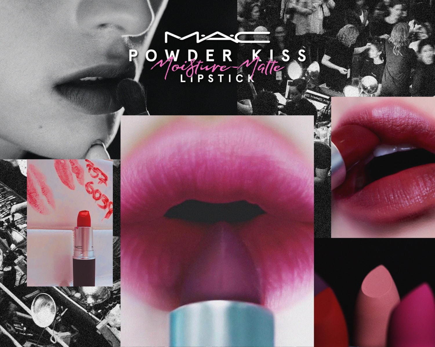 M·A·C“ミスティマット”な口元を作る「パウダー キス リップスティック