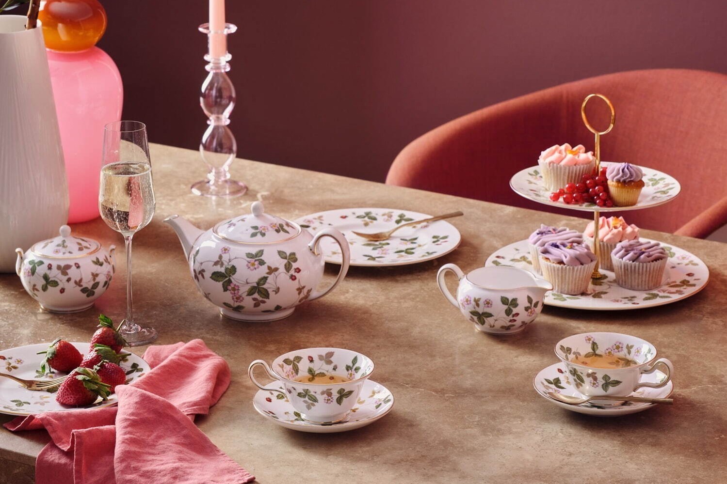 JWマリオット・ホテル奈良、ウェッジウッドの美しい食器で楽しむ