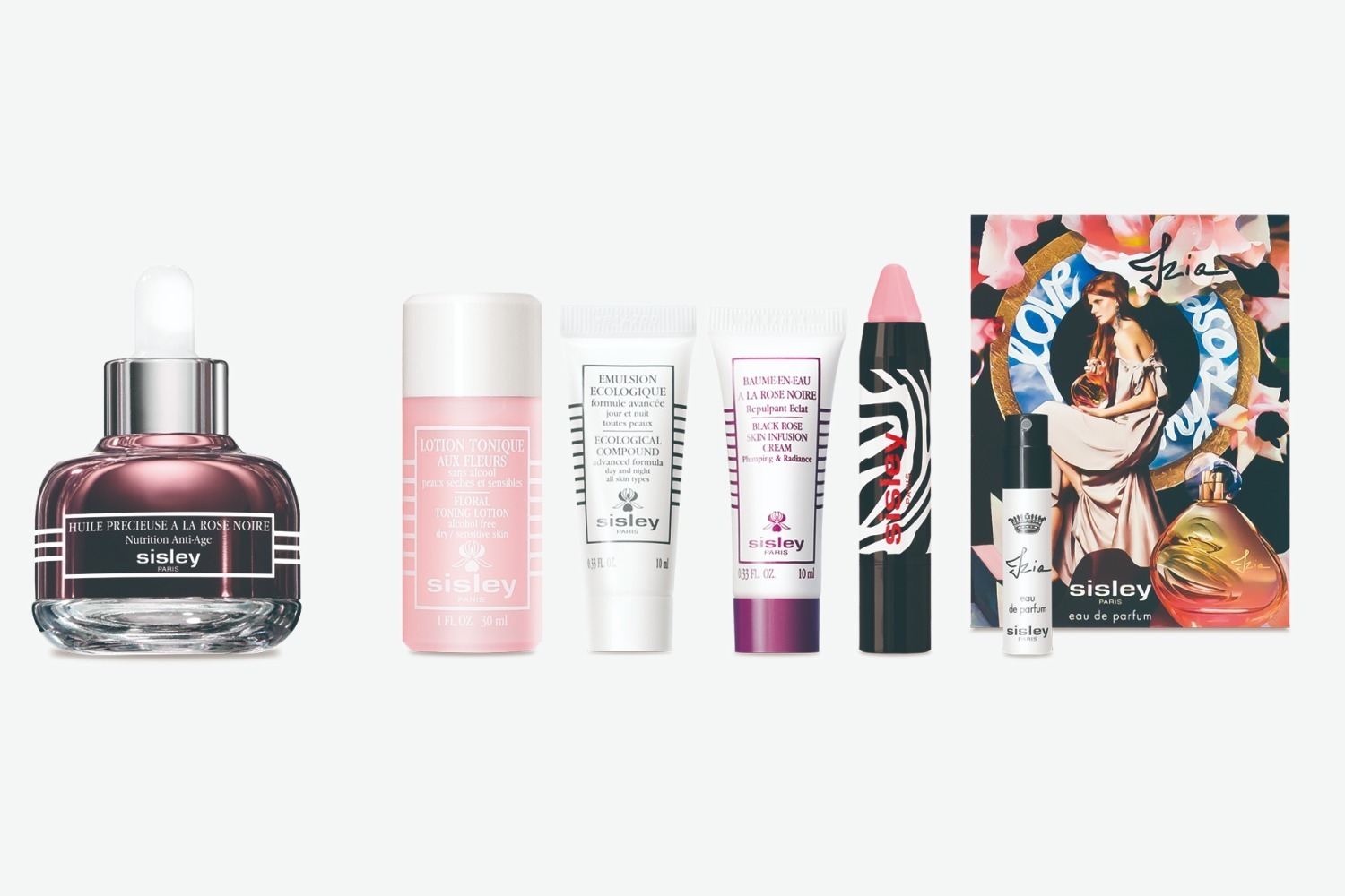 シスレー23年クリスマスコフレ、“ブラックローズ香る”フェイスオイル