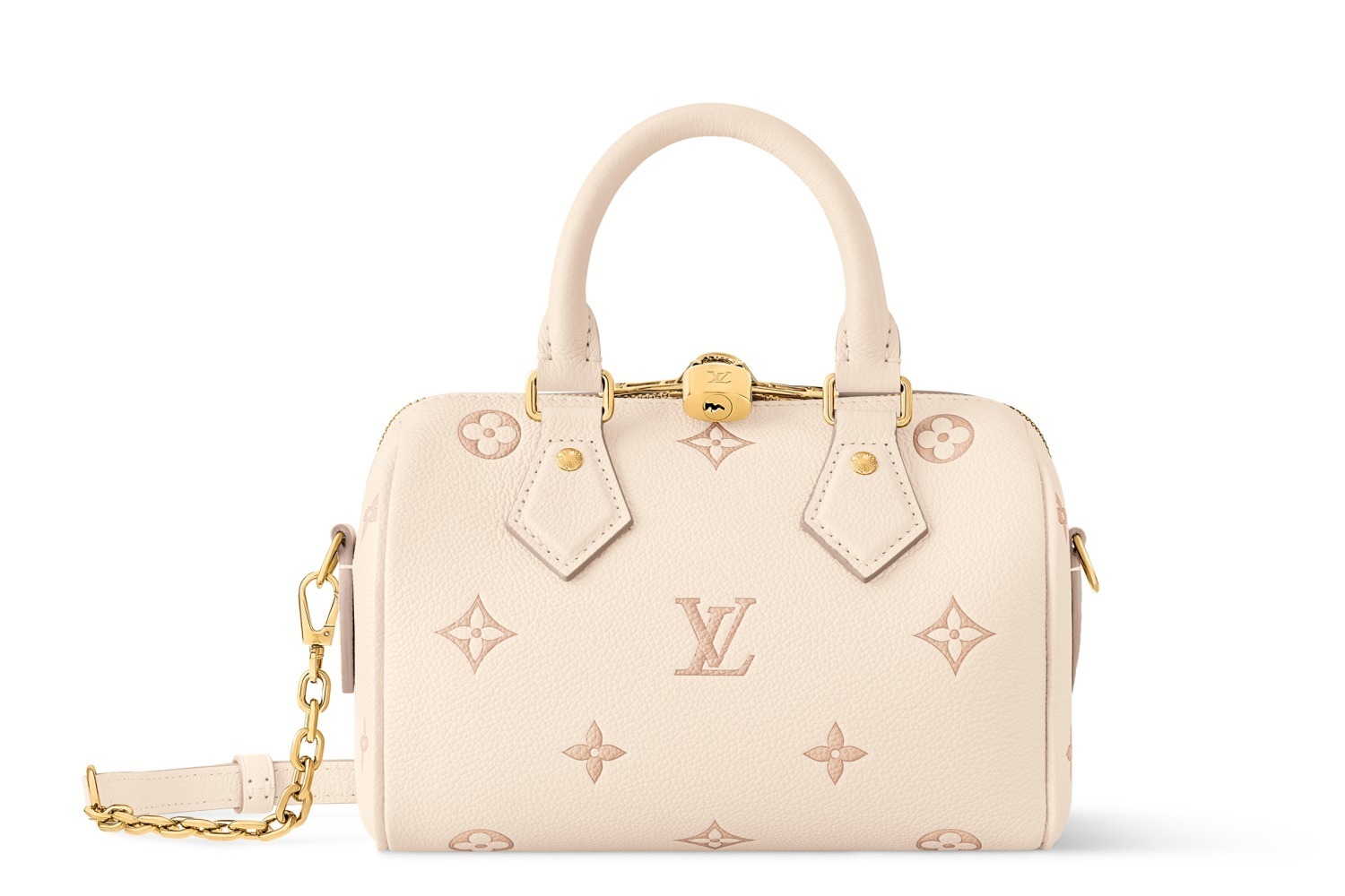 ルイ・ヴィトン“ベージュバイカラー”のモノグラムバッグ＆財布