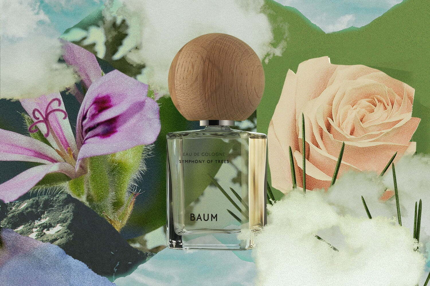 バウムの新作オーデコロン、“静寂の森で瞑想する香り”と“野花咲く天空