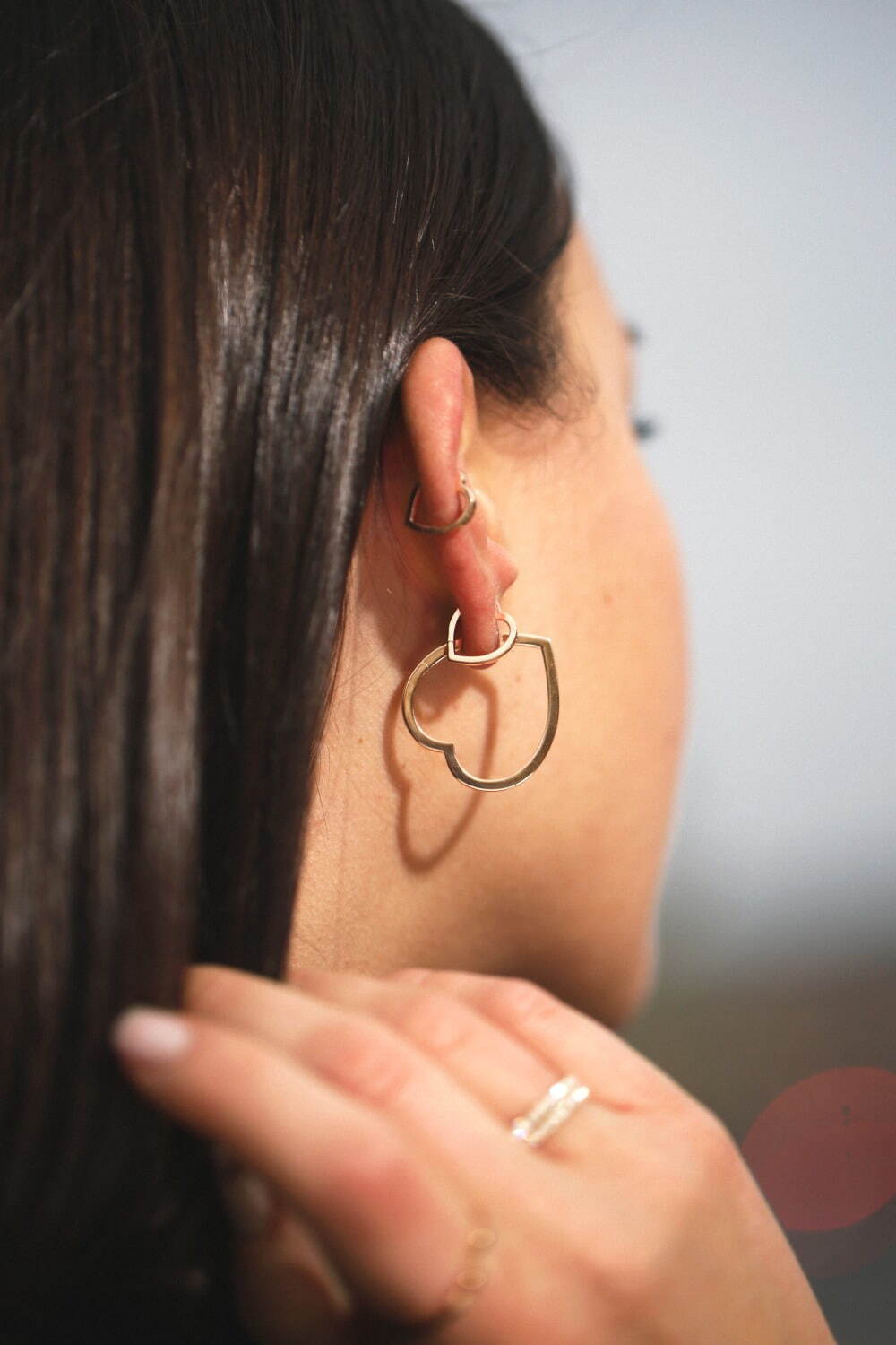 レポシ新作ピンクゴールドの“ハート”型ジュエリー、重ね付けできる