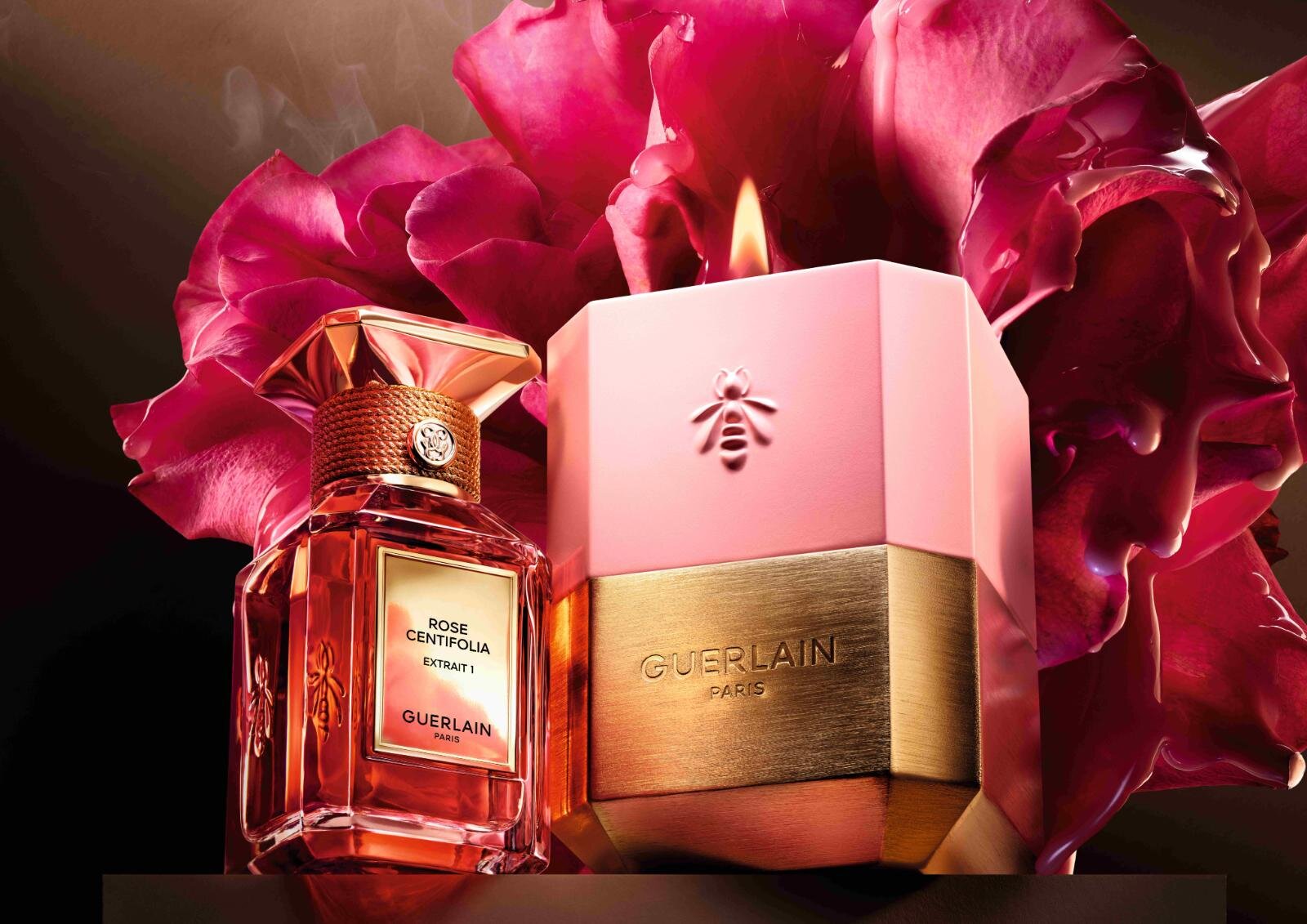 ゲラン“宝石カット”のフレグランスソープ＆キャンドル、甘美なローズや