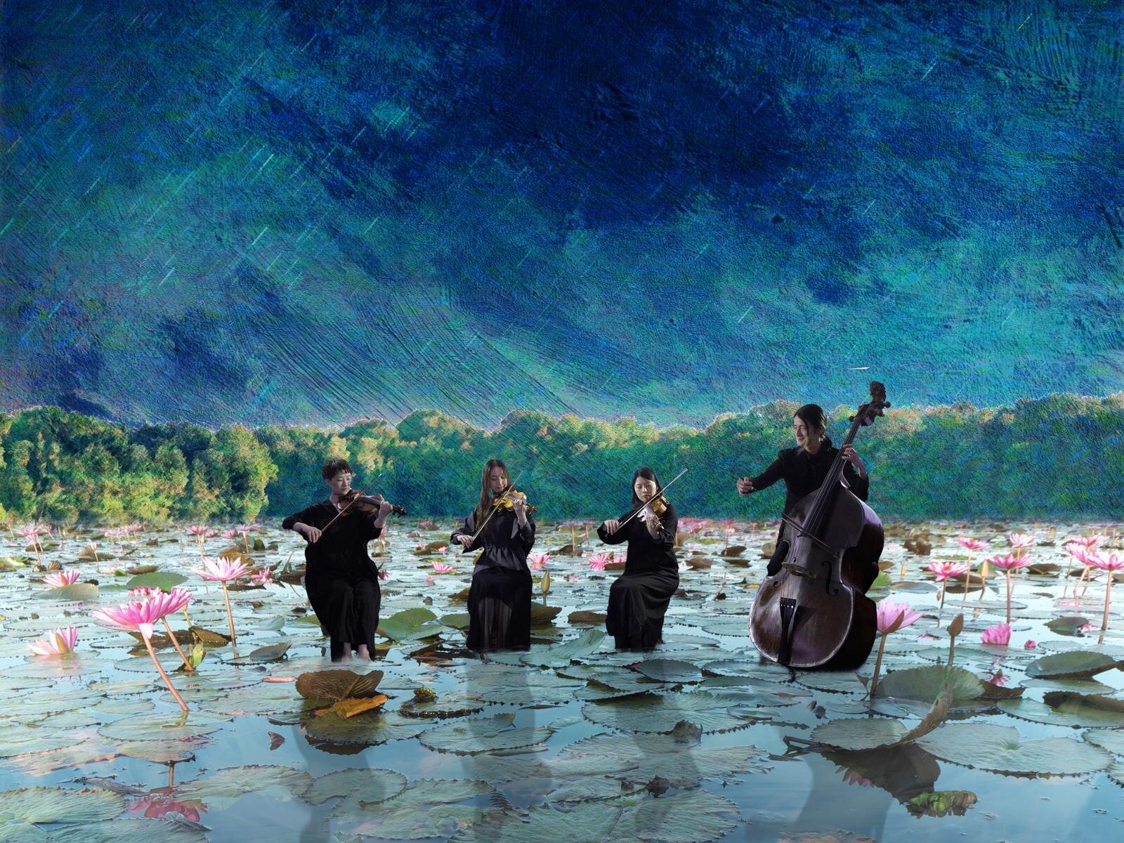 モネの絵画世界に没入体験「プラネタリウムコンサート」クラシックの