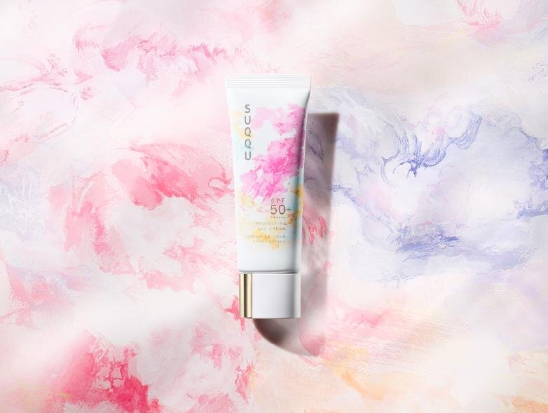 SUQQU26年春UVケア、艶ヴェールを纏う人気日焼け止めクリームに限定