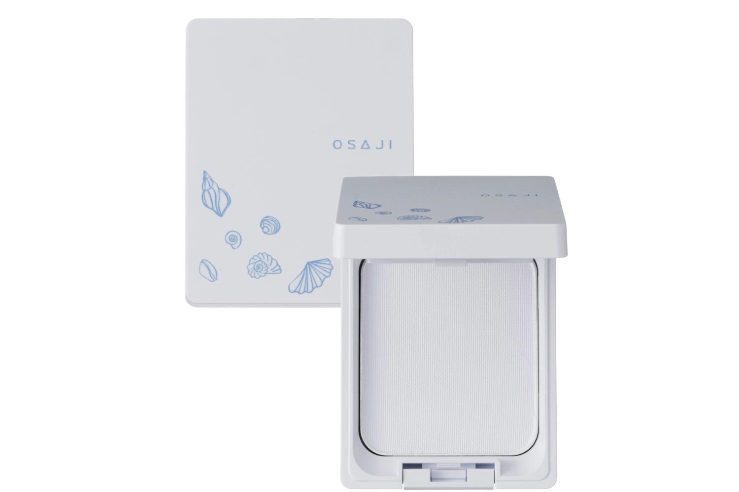 オサジ2026年夏コスメ「貝殻」デザイン”2段階のひんやり”フェイス