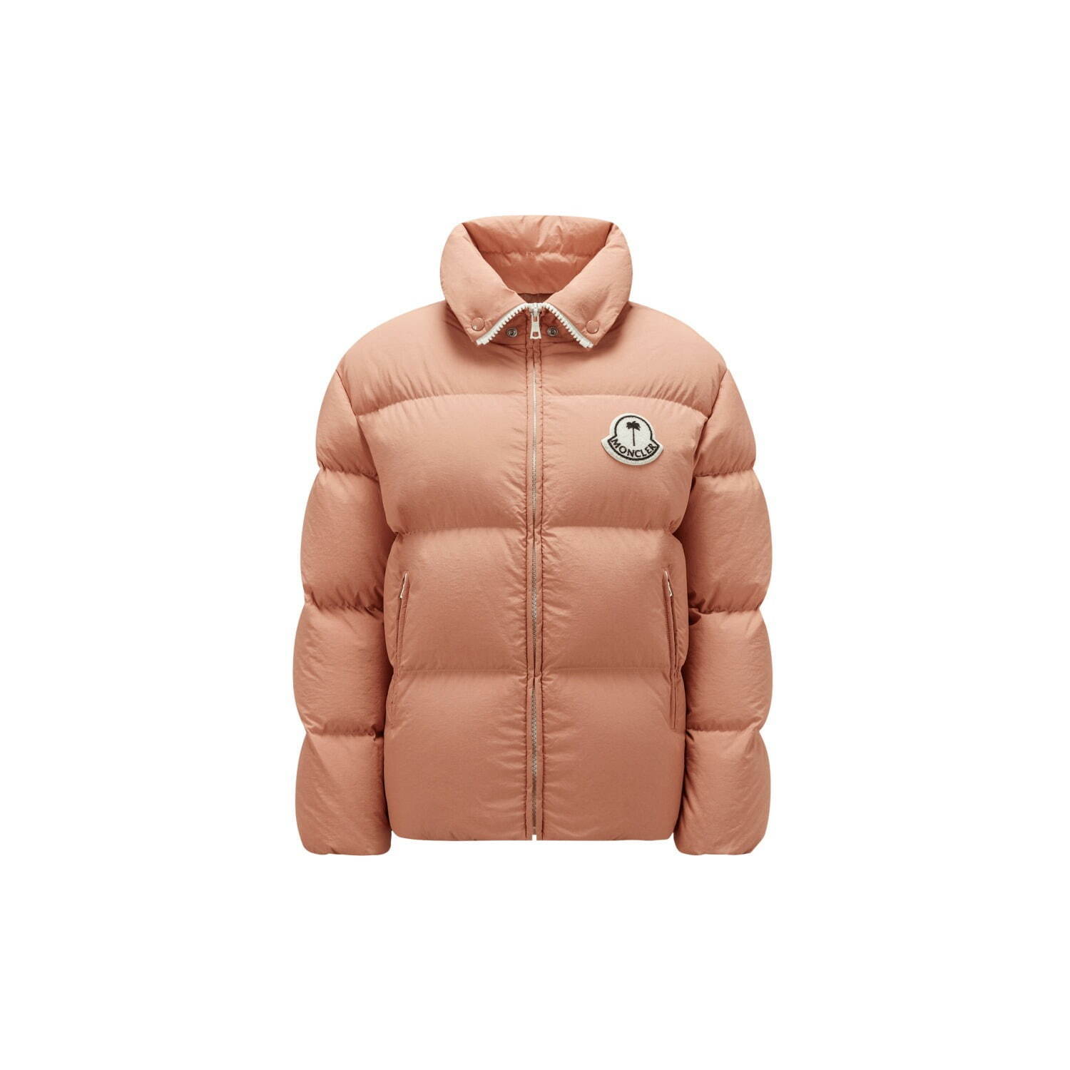 モンクレール × パーム・エンジェルスのダウンジャケット、ボタン