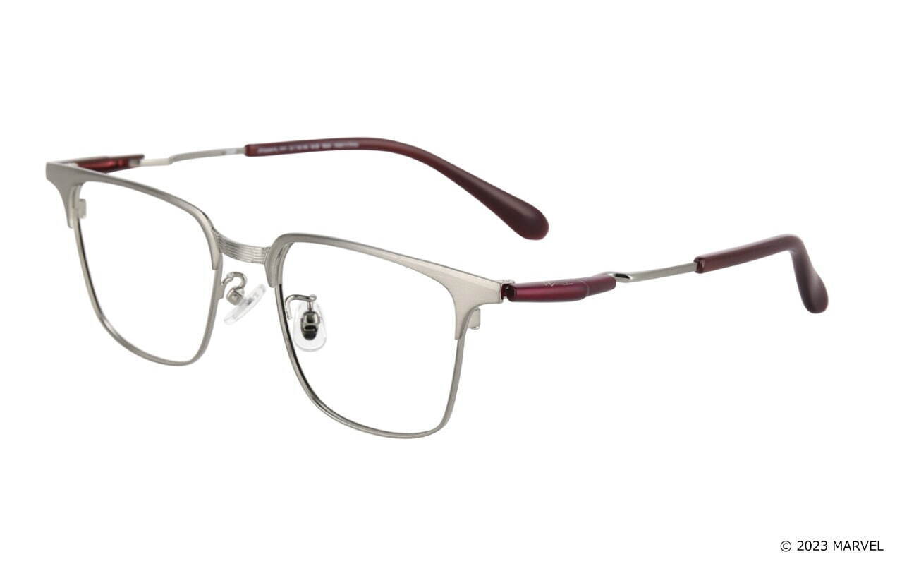 Zoffからマーベル『アイアンマン』テーマのアイウェア、メタリックな