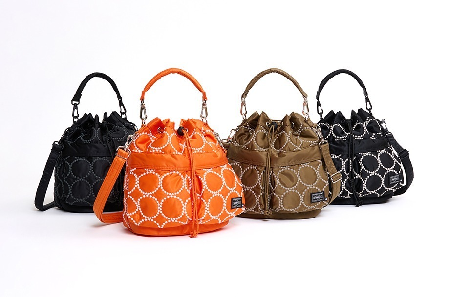 ポーター×ミナ ペルホネンの刺繍入り新作コラボアイテム、2WAY