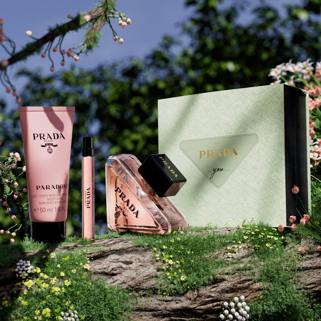 プラダ ビューティ「パラドックス」の24年夏フレグランスキット、“現品