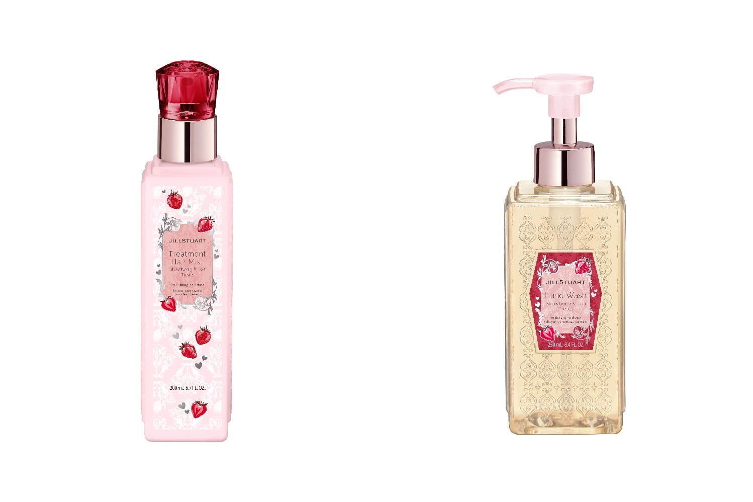 ジルスチュアート24年春コスメ、“ストロベリーティー”の香水＆いちご