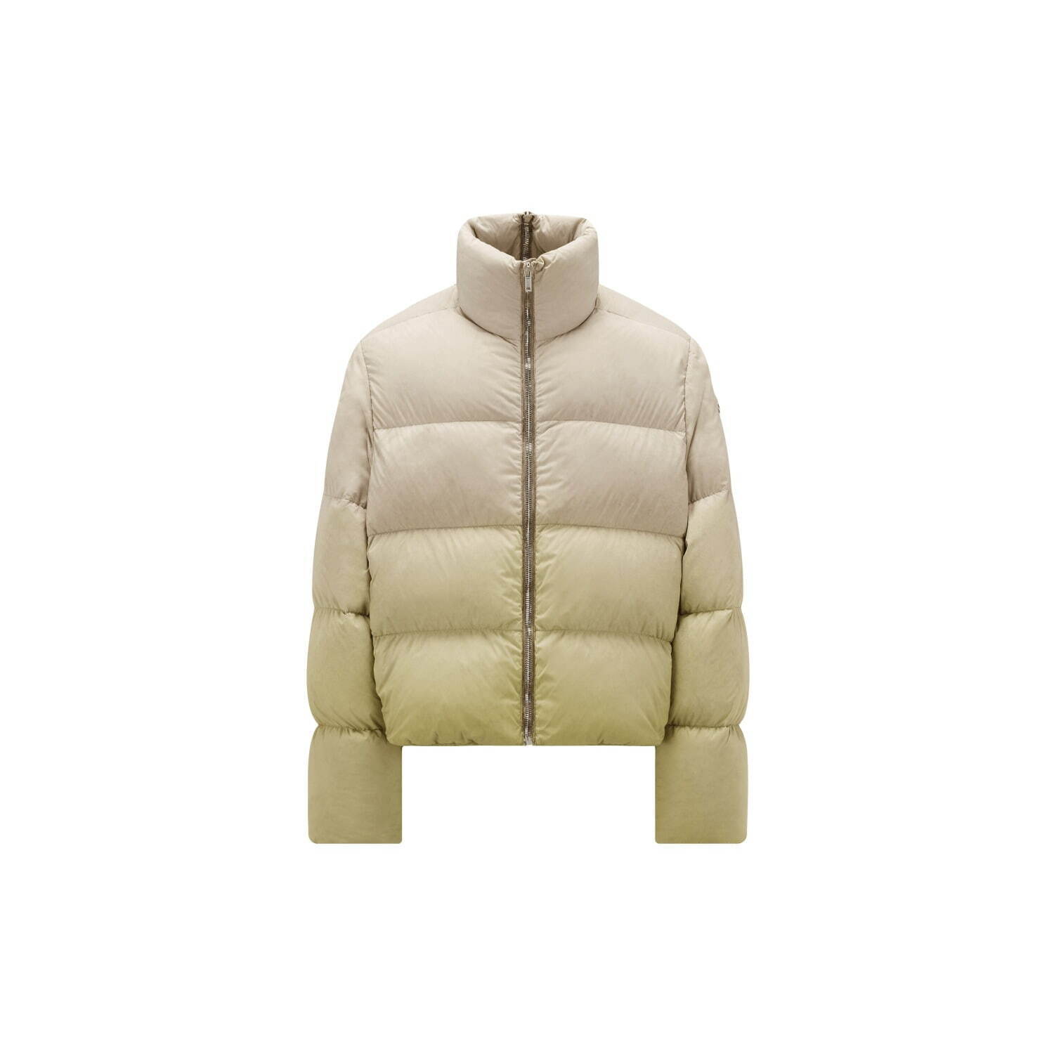 モンクレール ＋ リック・オウエンス」放射状のキルティングを施した