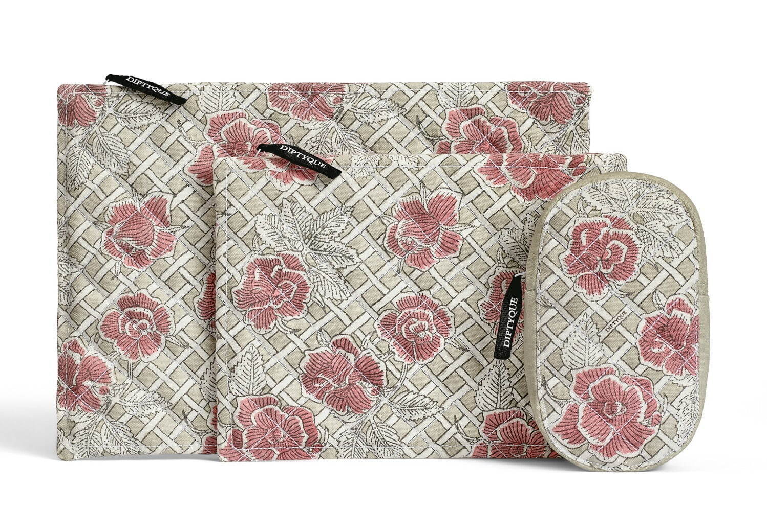 ディプティックの新作雑貨、“香りテキスタイル”のポーチ＆ダークな