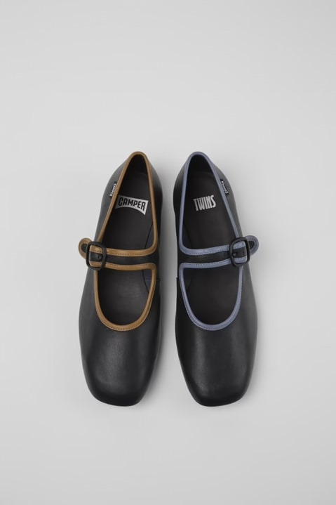 カンペール“左右非対称”「ツインズ」24年秋冬、厚底ローファーや鮮やか