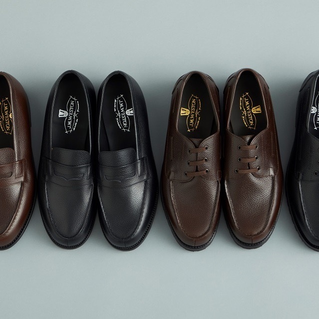 ジェイエムウエストン“シボ革”のメンズローファー＆ダービーシューズ