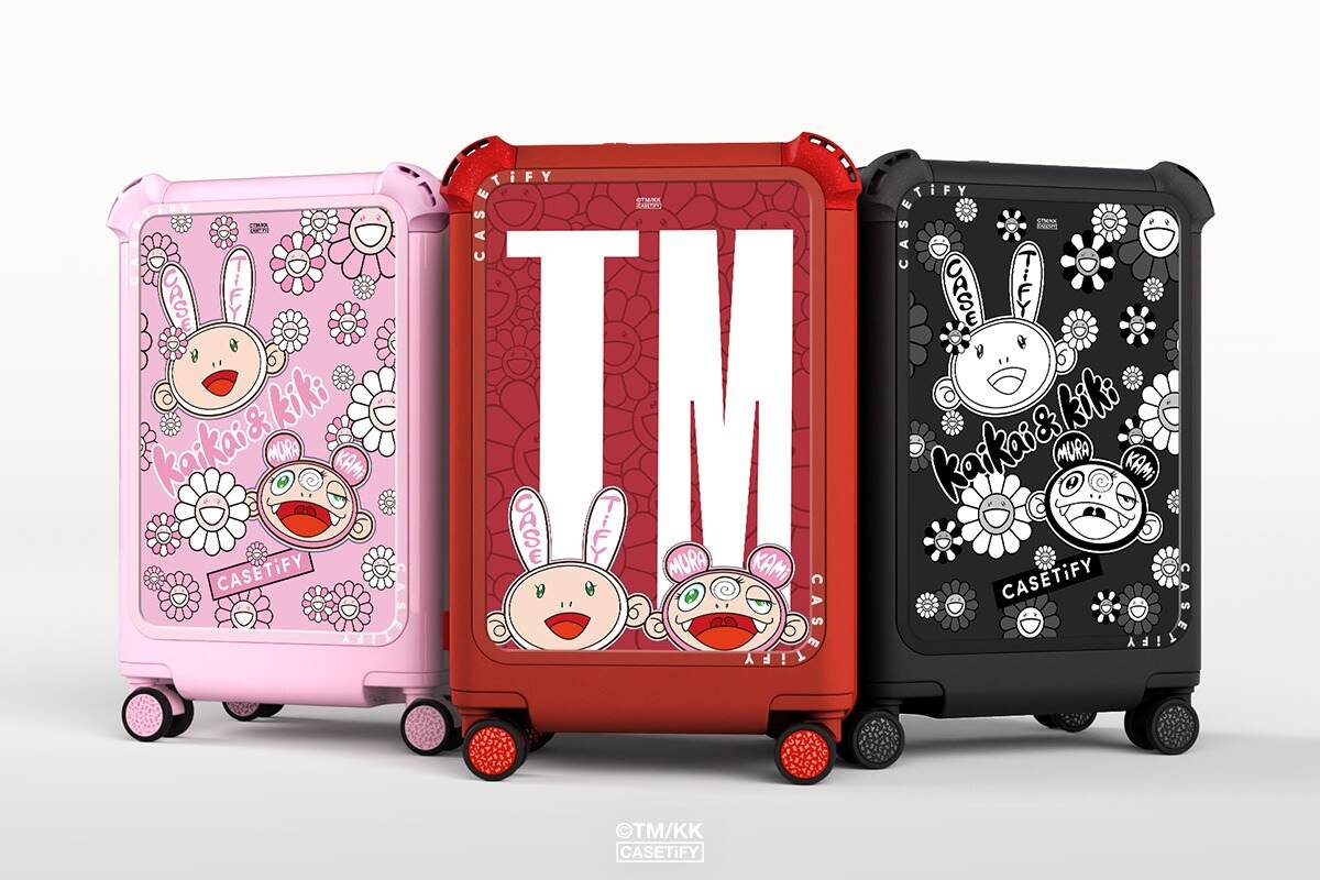 ケースティファイ×村上隆「カイカイ＆キキ」のピンクスマホケース