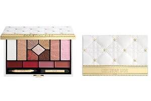 ディオール25年クリスマスコスメ、“星×カナージュ”パケの5色アイ