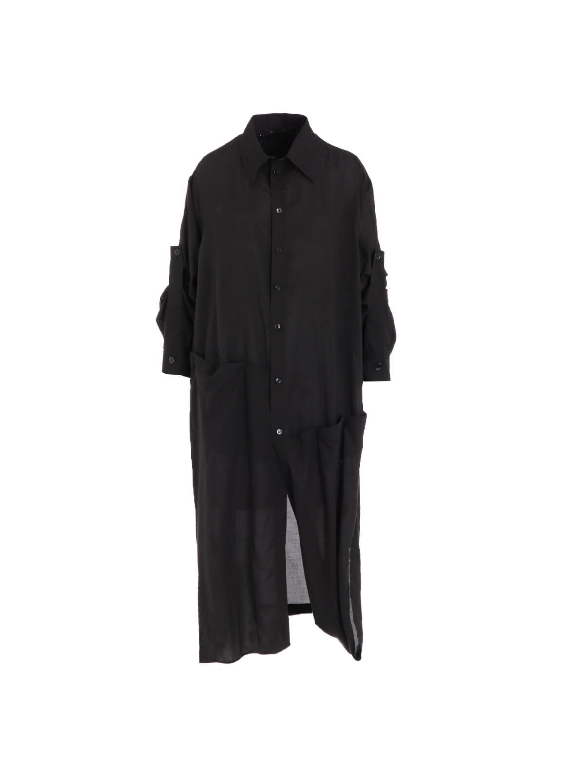 ワイルドサイド ヨウジヤマモト“フォルムを変えられる”黒シャツ、キエ