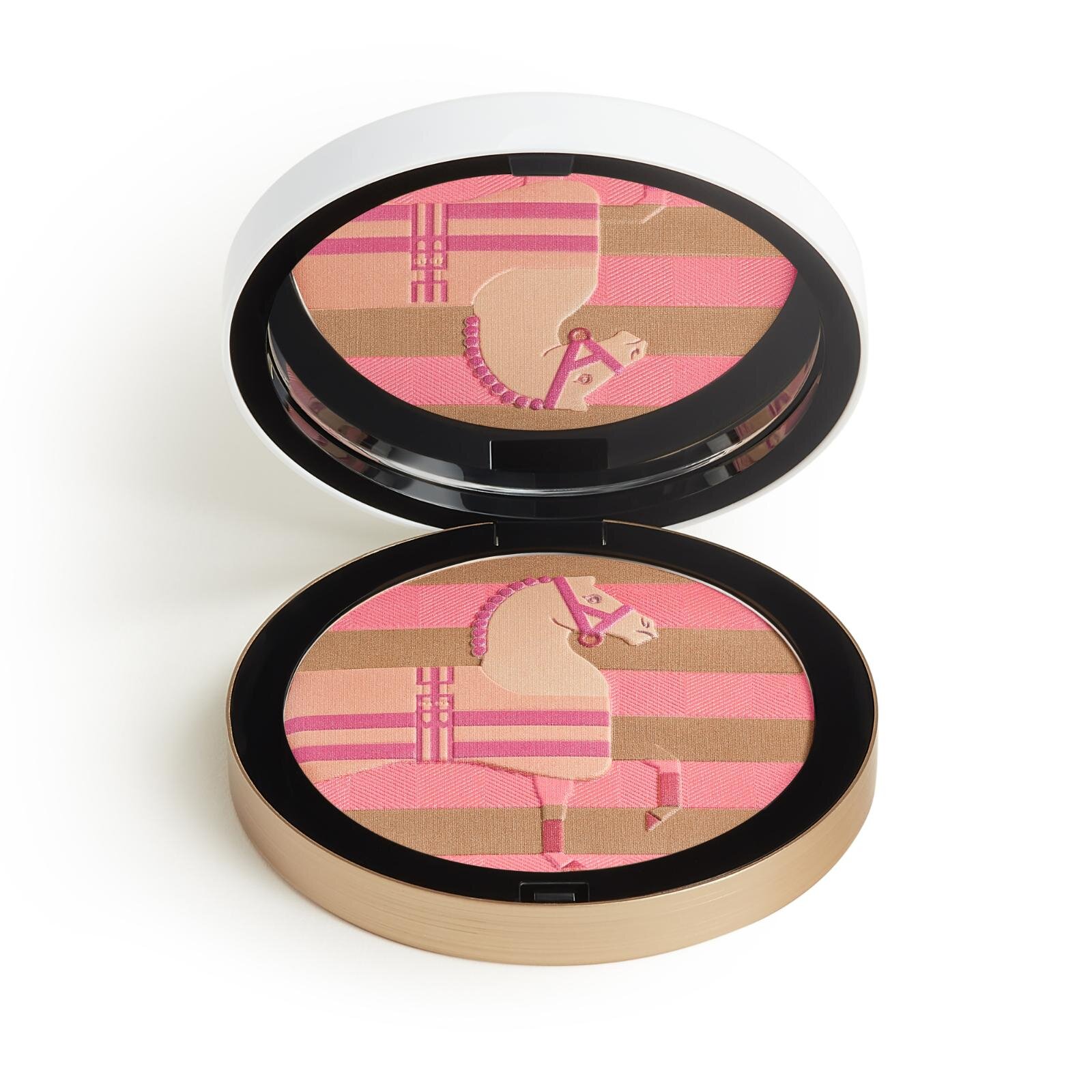 エルメス25年冬コスメ、“競走馬のストライプ柄ラグ”着想フェイス