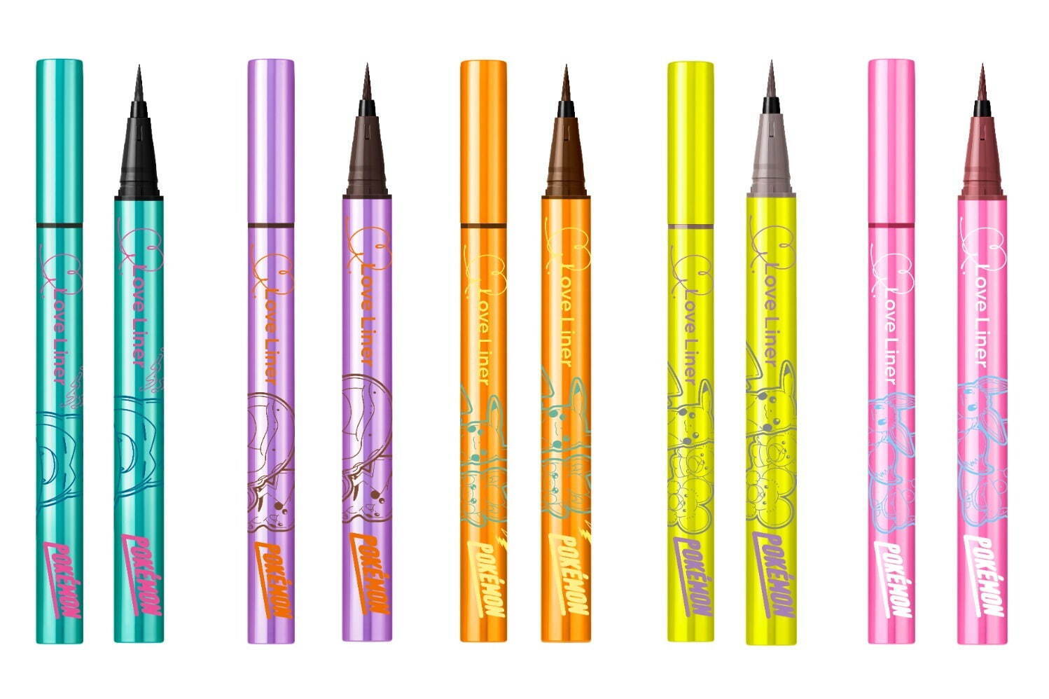 ラブ・ライナー「ポケモン」限定デザインのリキッドアイライナー