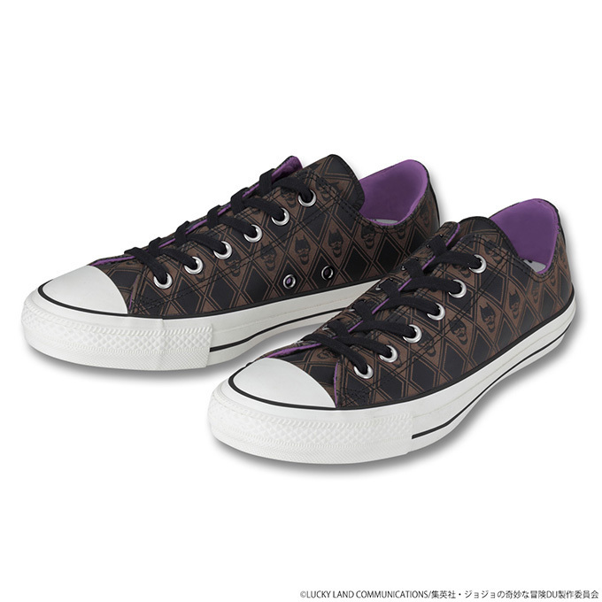 コンバース×アニメ『ジョジョの奇妙な冒険』のコラボスニーカー、岸辺