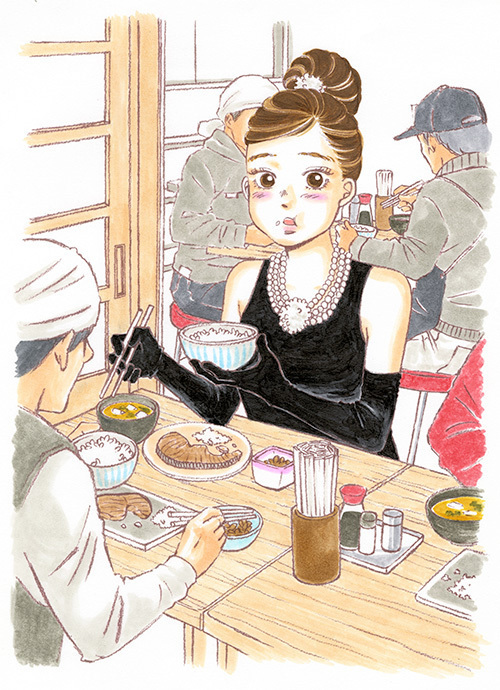 写真1/4｜オードリー・ヘプバーン×『いつかティファニーで朝食を』原画