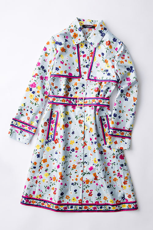 レオナールからカラフルな花柄レイングッズ発売 - トレンチレイン